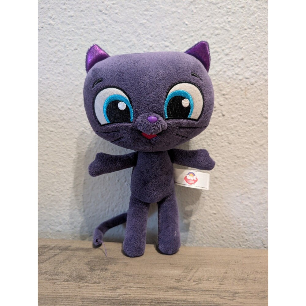 True and the Rainbow Kingdom Bartleby Purple Cat Plush 10 In